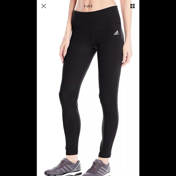 adidas Pants - New Adidas Black Climalite leggings S NWOT